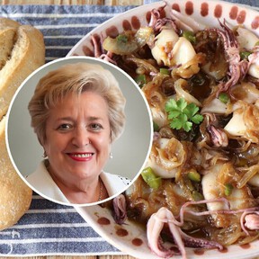 Angelita Alfaro, abuela cocinera riojana, convierte así un plato típico del País Vasco en “una merienda deliciosa para recrearnos” 