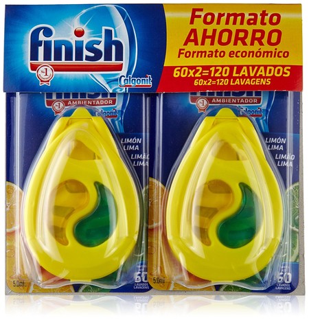 ¿Mal olor en el lavavajillas? el set de dos ambientadores Finish limón está rebajado a 4,45 euros en Amazon
