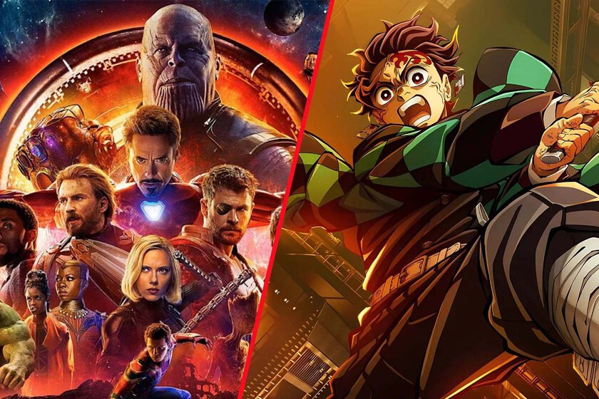 Demon Slayer Castillo Avengers Infinity War Anime