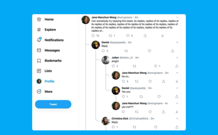 Twitter está probando hilos de conversaciones como los de Reddit en la web, y lucen bastante cómodos de seguir