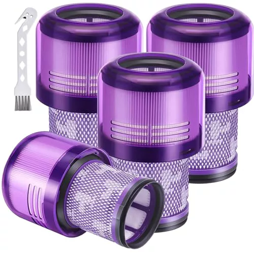 TOPALL Filtro para Dyson V12,Accesorios para Dyson,Recambios Filtro de Dyson V12 Origin,V12 Detect Slim,V12 Slim+,V12 Detect Slim Absolute,Reemplazar #971517-01