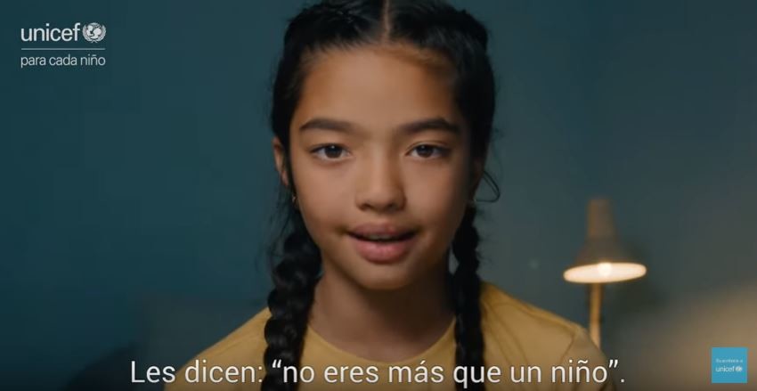 No eres más que un niño": la campaña de Unicef por el Día ...