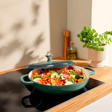 Es de Lidl, pero parece de Le Creuset: una sartén de hierro fundido perfecta para asados por menos de 30 euros