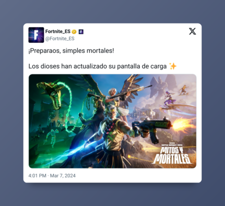 Tweet FORTNITE