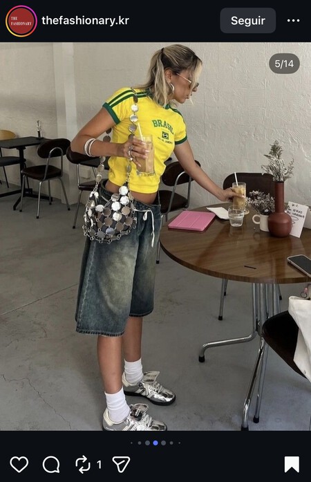 Combinar Camiseta Futbol Estilo Elegante Moderna Ideas Looks Verano Mundial