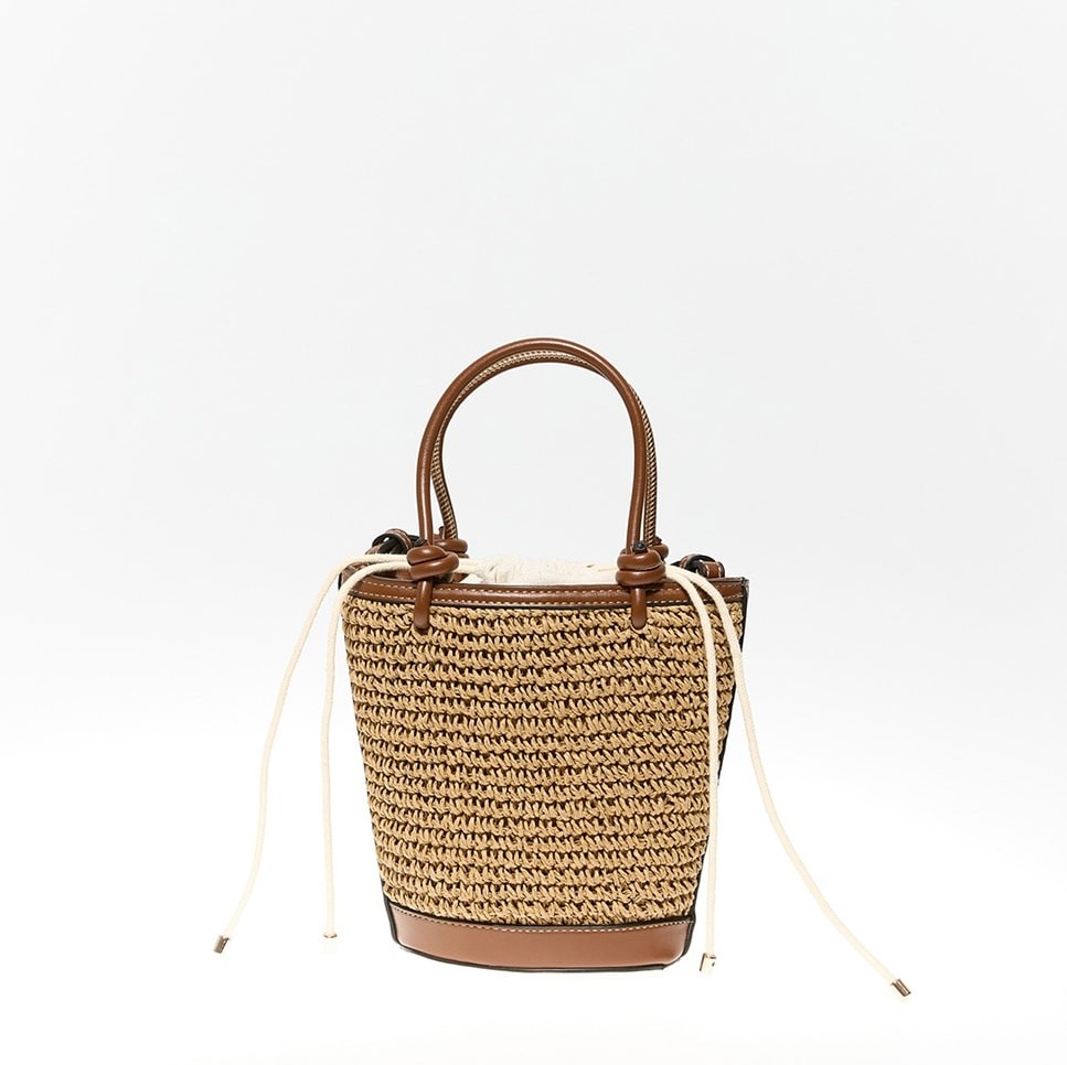 Mini capazo fibra Camel Sfera

