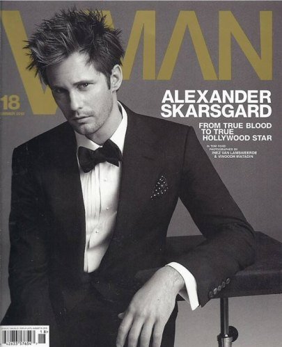Alexandar Skarsgard está guapo hasta con estos pelos