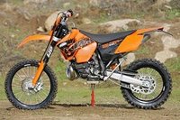 KTM 300 EXC-E, con arranque eléctrico