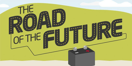 Pinturas dinámicas, nuevos materiales y asfalto antideslizante en una interesante infografía sobre las carreteras del futuro
