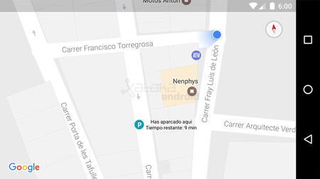 Cómo guardar la ubicación del aparcamiento en Google Maps y saber el tiempo restante del parquímetro