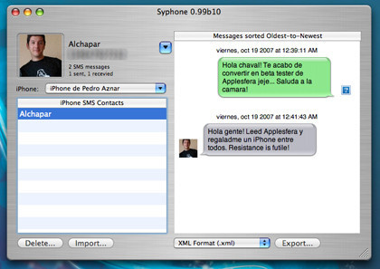 Syphone: Guarda los SMS de tu iPhone sin hackearlo ni modificarlo