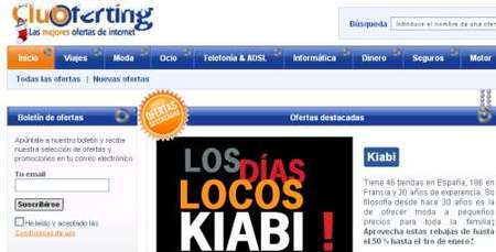 ClubOferting, ofertas en internet