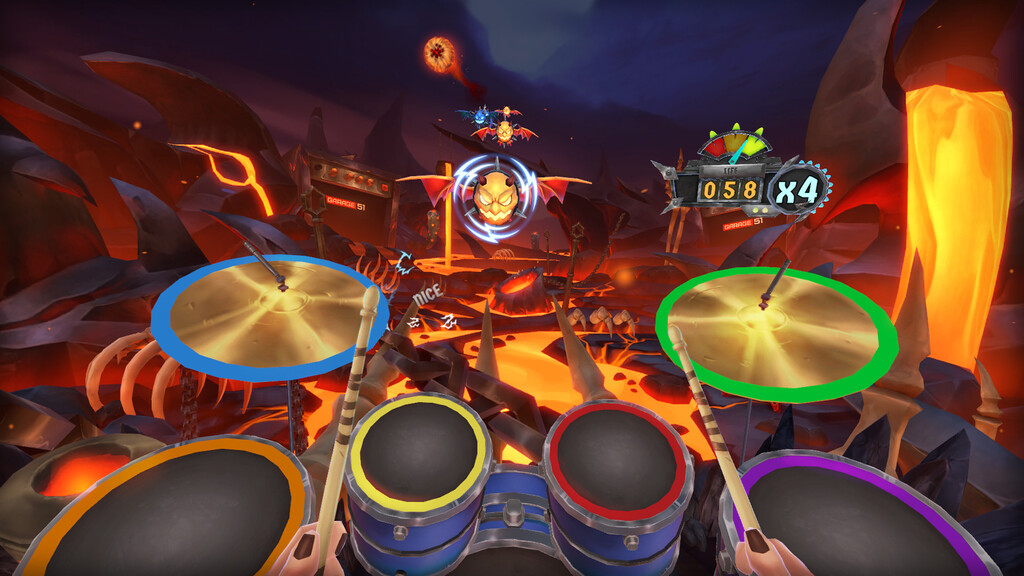 Análisis de Drums Rock: el Guitar Hero español se juega en VR Análisis de Drums Rock: el Guitar Hero español se juega en VR