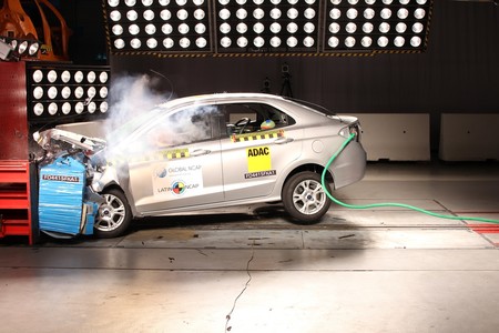 El Ford Figo fabricado en Brasil reprueba con cero estrellas la prueba de LatinNCAP