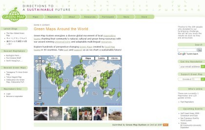 Green Map: guías online para viajeros ecológicos