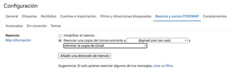 Reenvío Gmail