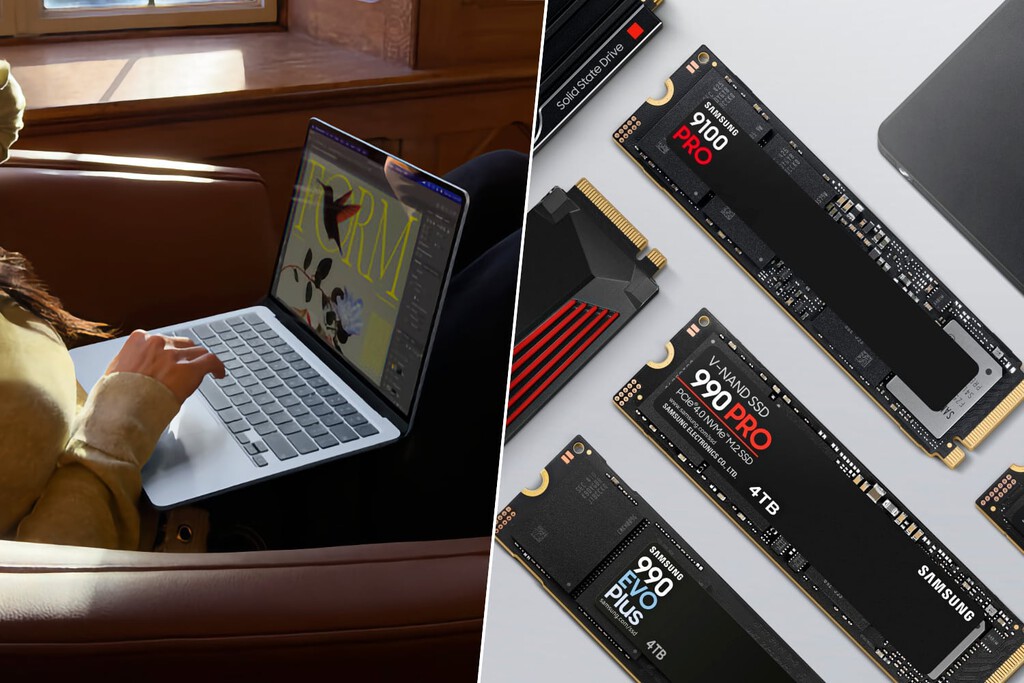 En plena crisis de la RAM y los SSD, hay quien está lanzando portátiles y móviles con más capacidad al mismo precio: Apple