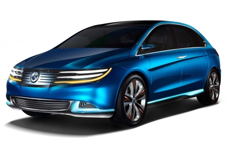 Denza NEV concept, el primer modelo de la marca de BYD y Daimler