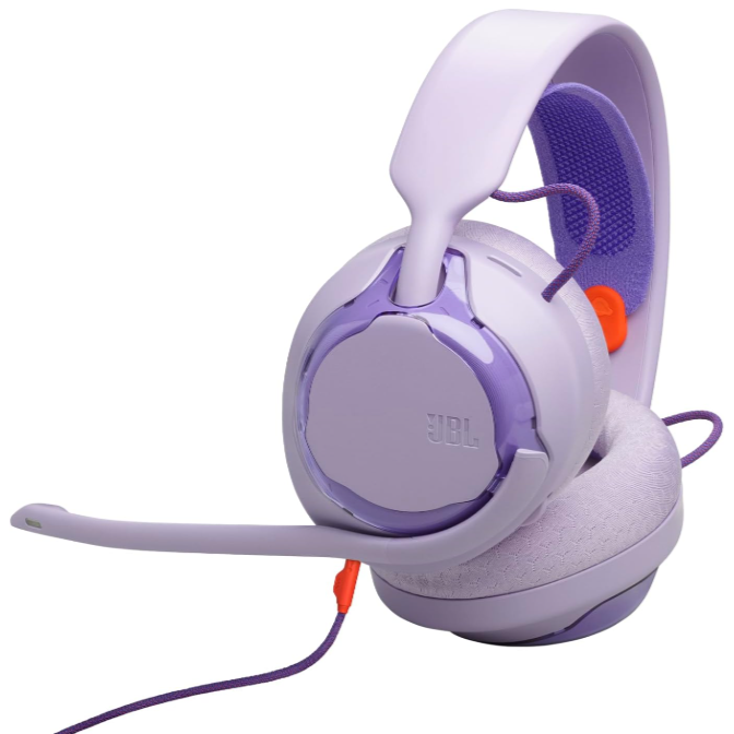 JBL, Fone de Ouvido Gamer, Headset, Quantum 250, Cancelamento de Ruído - Roxo
