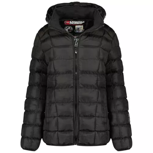 Geographical Norway Babette Lady Short, Parka de mujer Mujer, Noir,