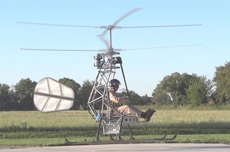 Helicóptero alimentado por baterías