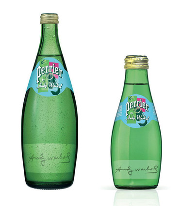 Perrier y Andy Warhol, una unión de lo más pop 30 años después 