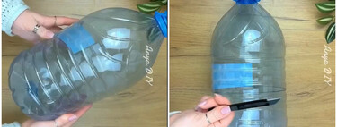 No lo sabía, pero con una garrafa de agua reutilizada puedes hacer tú mismo este cómodo organizador 