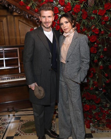 Los Beckham son los dueños aboslutos del estilo bespoke en la London Fashion Week