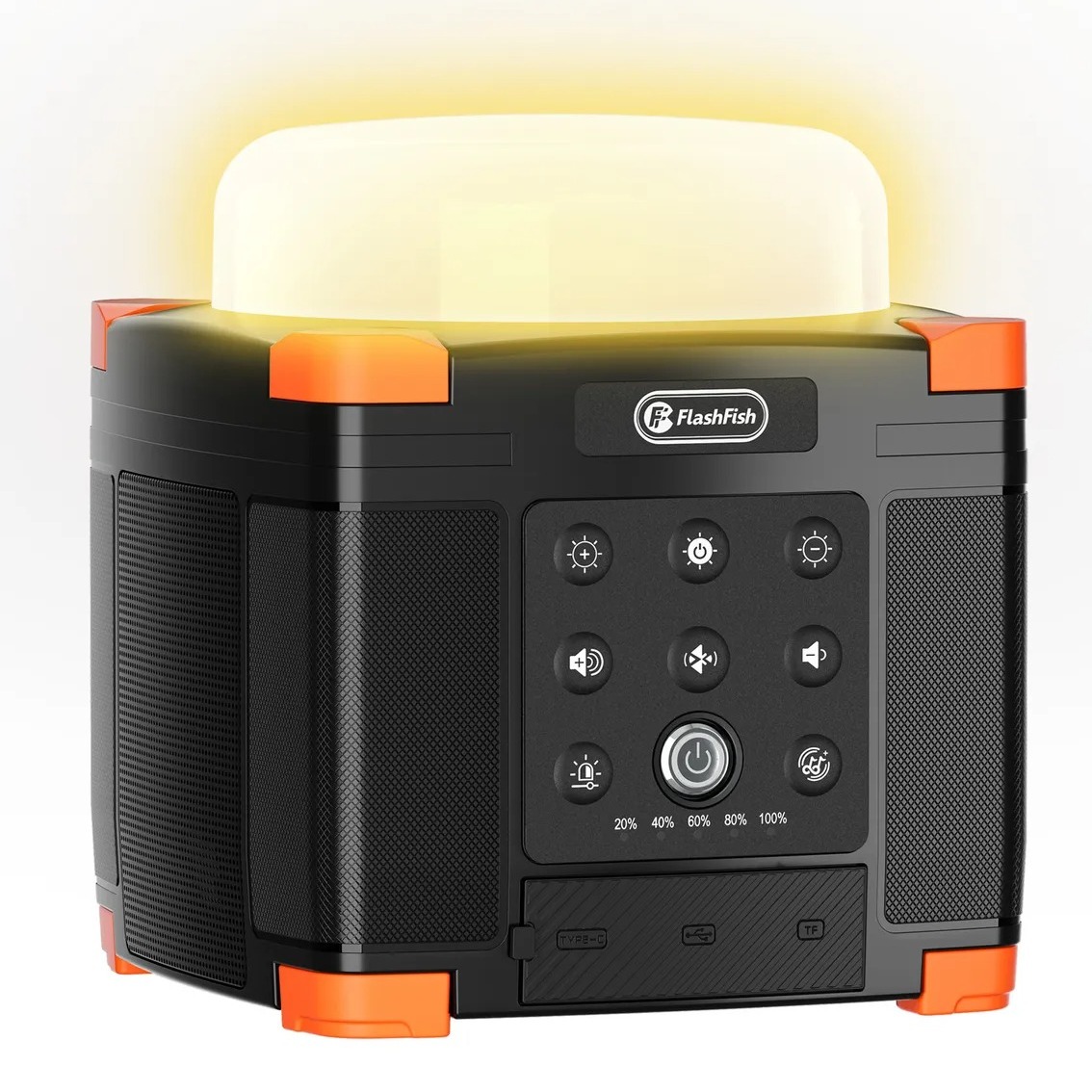 Bocina power bank de 15,600 mAh FlashFish