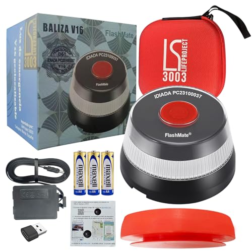 LifeProject3003 - Baliza v16 geolocalizada, v16 homologada dgt 