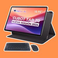 Tablet barata con 16 GB de RAM, enorme pantalla y gigantesca batería. Incluye funda, teclado y mouse gratis 