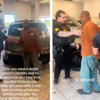 Quería estafar a un concesionario de Kia haciéndose pasar por un muerto. Los vendedores le entretienen hasta grabando un vídeo en TikTok para que lo detengan