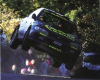 Concentración de Subarus Impreza en tributo a Colin McRae