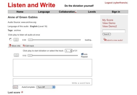 Listen and Write, aprende idiomas escribiendo