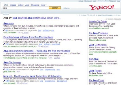 Yahoo prueba la integración de Del.icio.us con su buscador