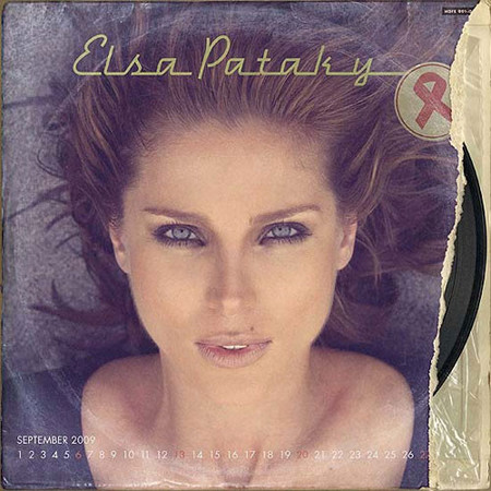 Elsa Pataky muy sensual en el calendario solidario