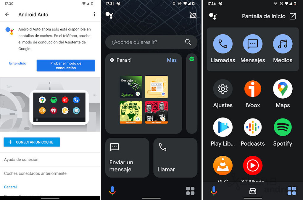 Android Auto desaparece y el Asistente de Google toma el control con ...