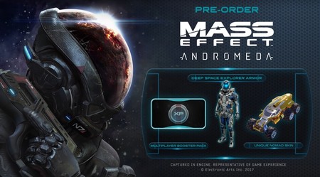 Mass Effect Andromeda detalla sus bonificaciones de reserva con un nuevo tráiler