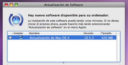 Mac OS X Leopard 10.5.3 ya disponible