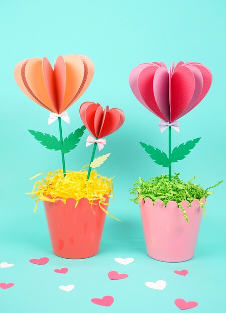 Adorable Paper Heart Flowers 1480x2048