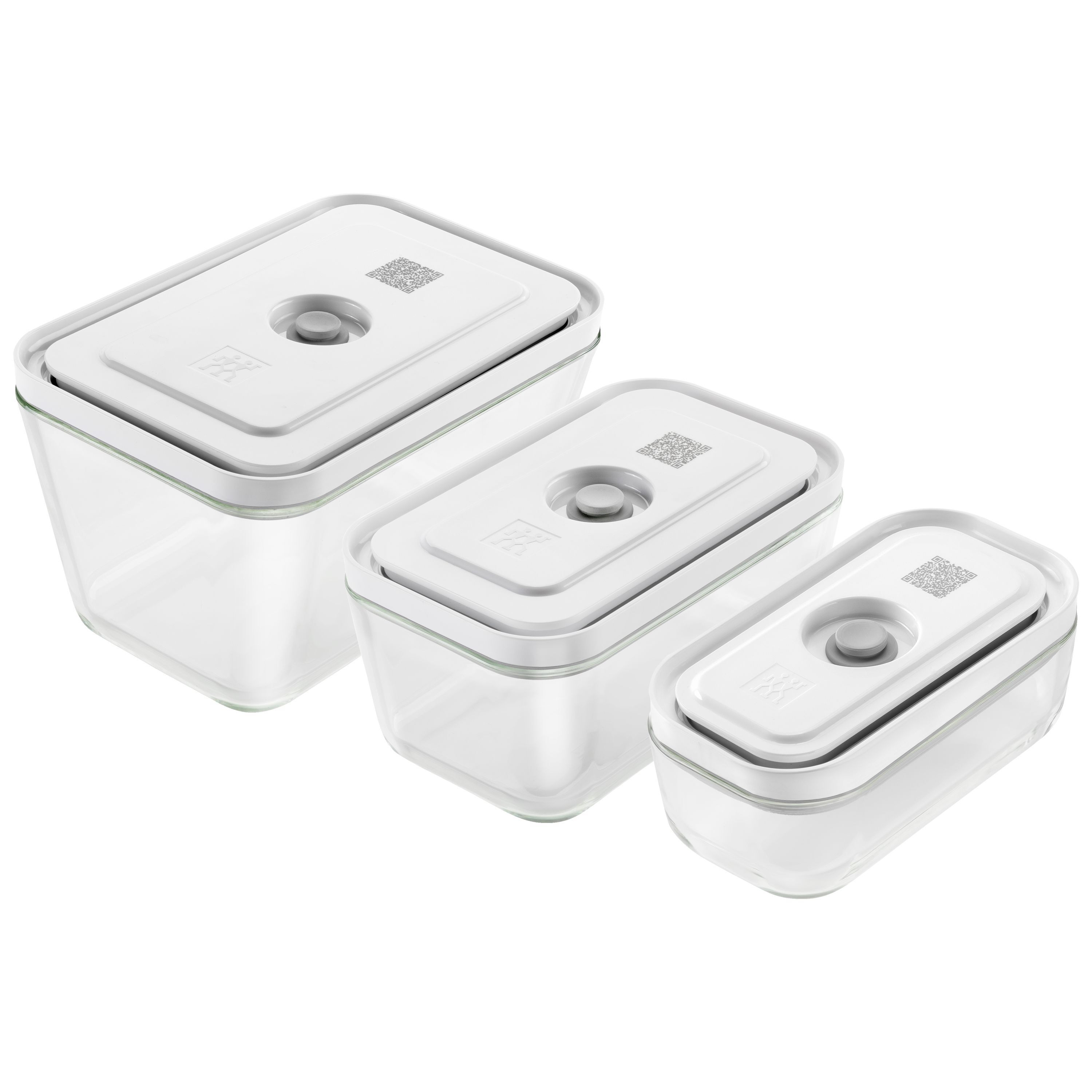 Zwilling - Set 3 recipientes de cristal al vacío Fresh&Save Zwilling.