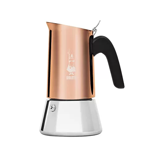 Bialetti Cafetera Venus Bronce, Apta para Inducción, 4 Tazas (170ml)