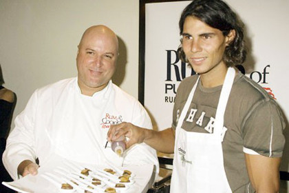 Rafael Nadal se mete en la cocina