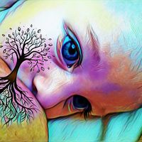 Cómo crear tu fotografía de lactancia del árbol de la vida (#treeoflife)