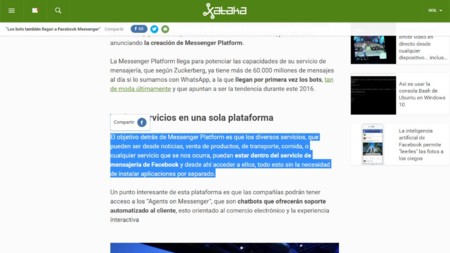 Cita en Xataka