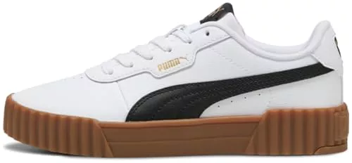 PUMA Carina 3.0, Zapatillas Mujer, Blanco White/Negro Black, 41 EU