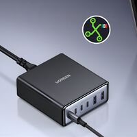 Cargador UGREEN de 100 W para conectar hasta seis dispositivos al mismo tiempo, por sólo 699 pesos 