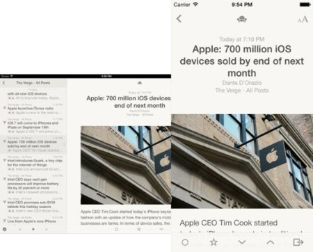 Reeder se actualiza y entra en la moda de los temas oscuros