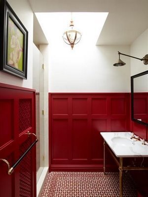 Decorar en rojo y blanco Salones en blanco negro y rojo