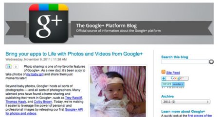 Google se equivoca y publica el anuncio de la API de Google+ para fotos y vídeos
